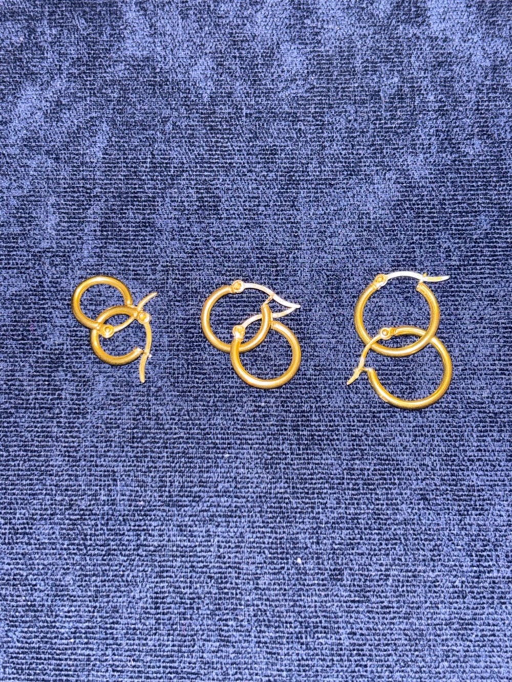 Gold Hoop Earring Set - Classic Women Jewelry